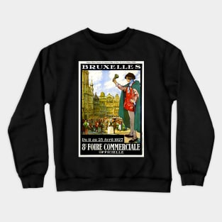 Brussels Belgium Trade Fair 1930 Crewneck Sweatshirt